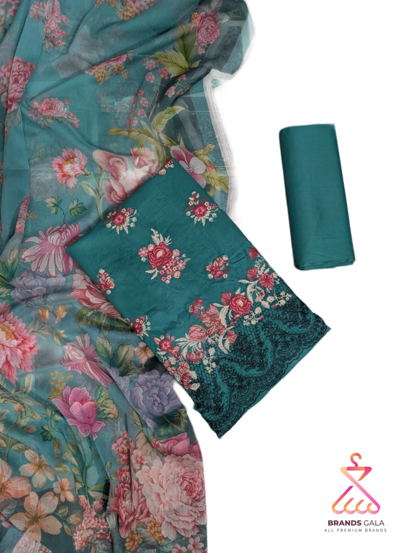 Unstitched Khaadi Embroidered Winter 3-Piece Collection - Get up to 50% OFF! Only at the Brands Gala."