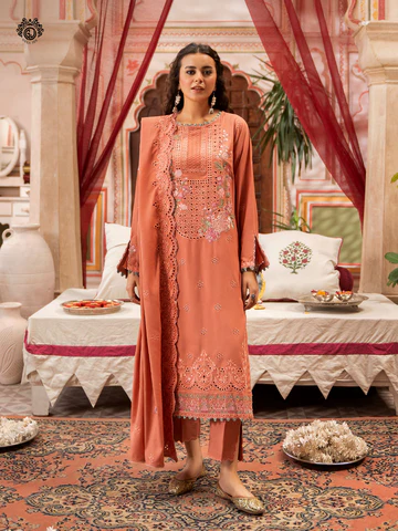 New Arrivals Gull Jee Raj Bano Linen 3-Piece Unstitched Collection – Get up to 50% OFF! Only at the Brands Gala."