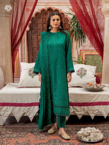 New Arrivals Gull Jee Raj Bano Linen 3-Piece Unstitched Collection – Get up to 50% OFF! Only at the Brands Gala."
