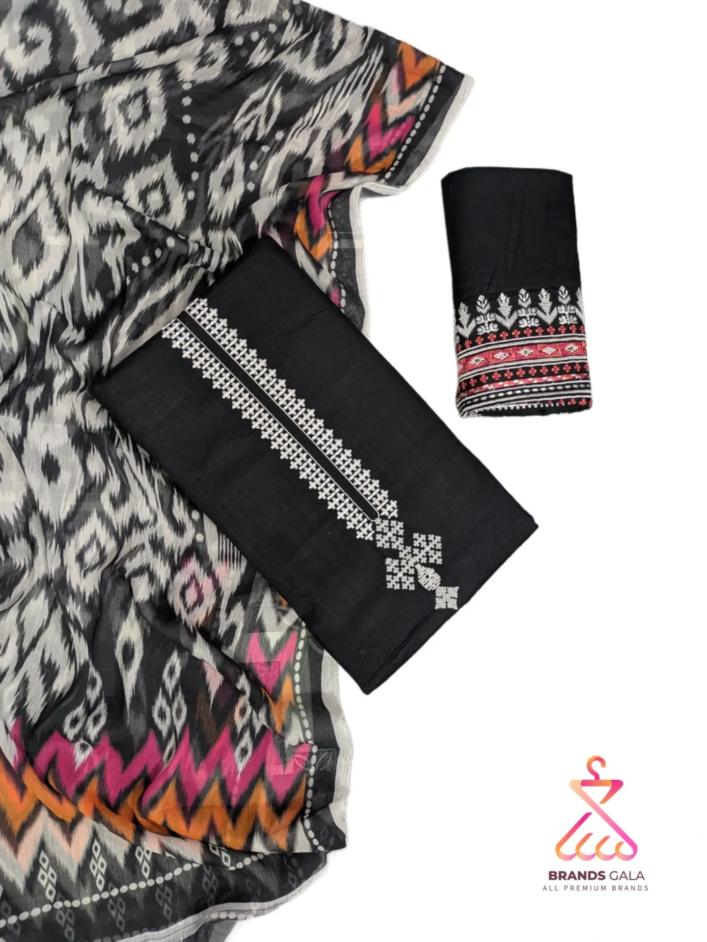 Unstitched Khaadi Winter 3-Piece Collection - Get up to 50% OFF! Only at the Brands Gala."