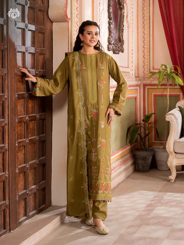 New Arrivals Gull Jee Raj Bano Linen 3-Piece Unstitched Collection – Get up to 50% OFF! Only at the Brands Gala."