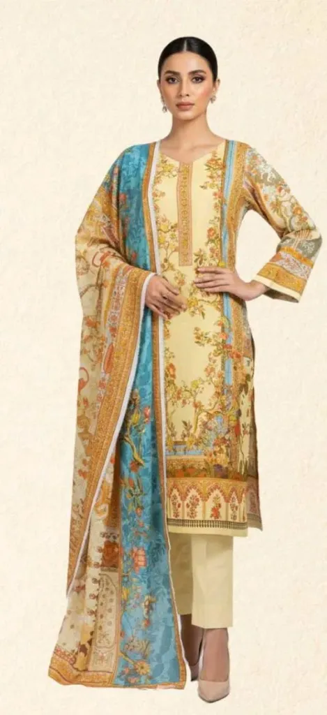 Unstitched Gul Ahmed Printed Khaddar Winter 3-Piece Collection – Get up to 50% OFF! Only at the Brands Gala."