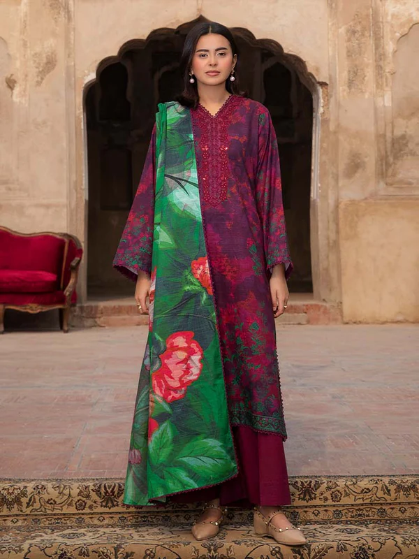 Unstitched ZARGUL Khaddar Winter 3-Piece Collection - Get up to 50% OFF! Only at the Brands Gala."