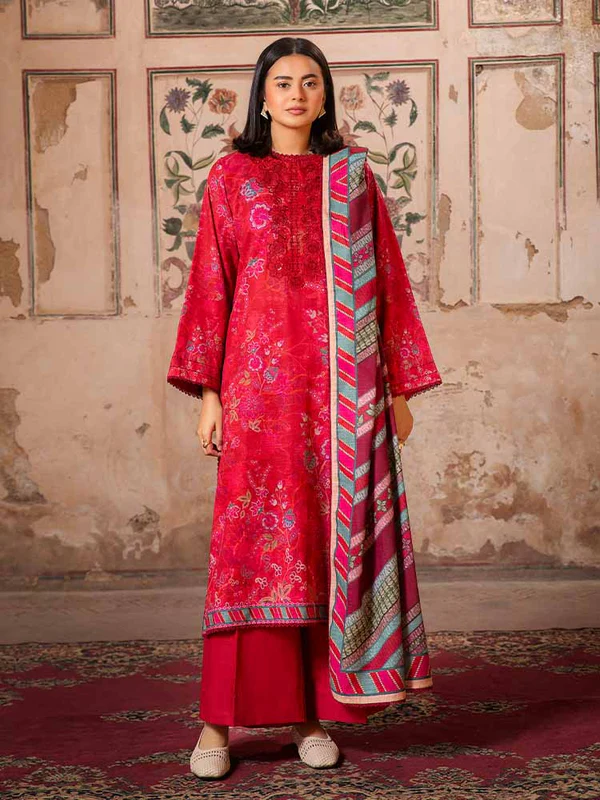 Unstitched ZARGUL Khaddar Winter 3-Piece Collection - Get up to 50% OFF! Only at the Brands Gala."