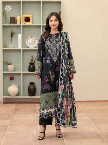 Unstitched Gull jee Lawn 3-Piece Collection - Get up to 50% OFF! Only at the Brands Gala."