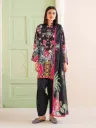 BRENISH POPLIN 3-Piece Unstitched Digital Printed Lawn Suit- Get up to 50% OFF! Only at the Brands Gala."