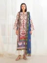 BRENISH POPLIN 3-Piece Unstitched Digital Printed Lawn Suit- Get up to 50% OFF! Only at the Brands Gala."