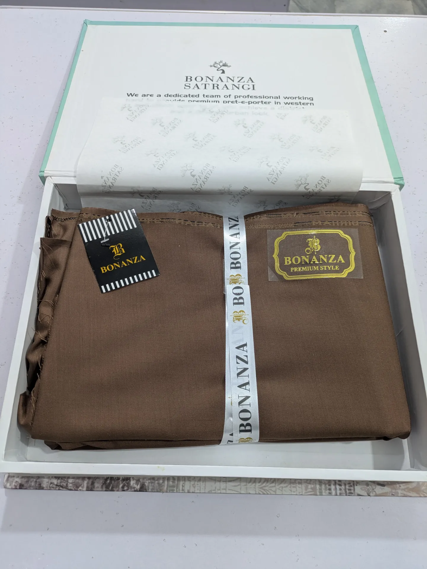 New Arrivals Unstitched BONANZA SATRANGI Men's Box pack Collection – Get up to 50% OFF! Only at the Brands Gala."