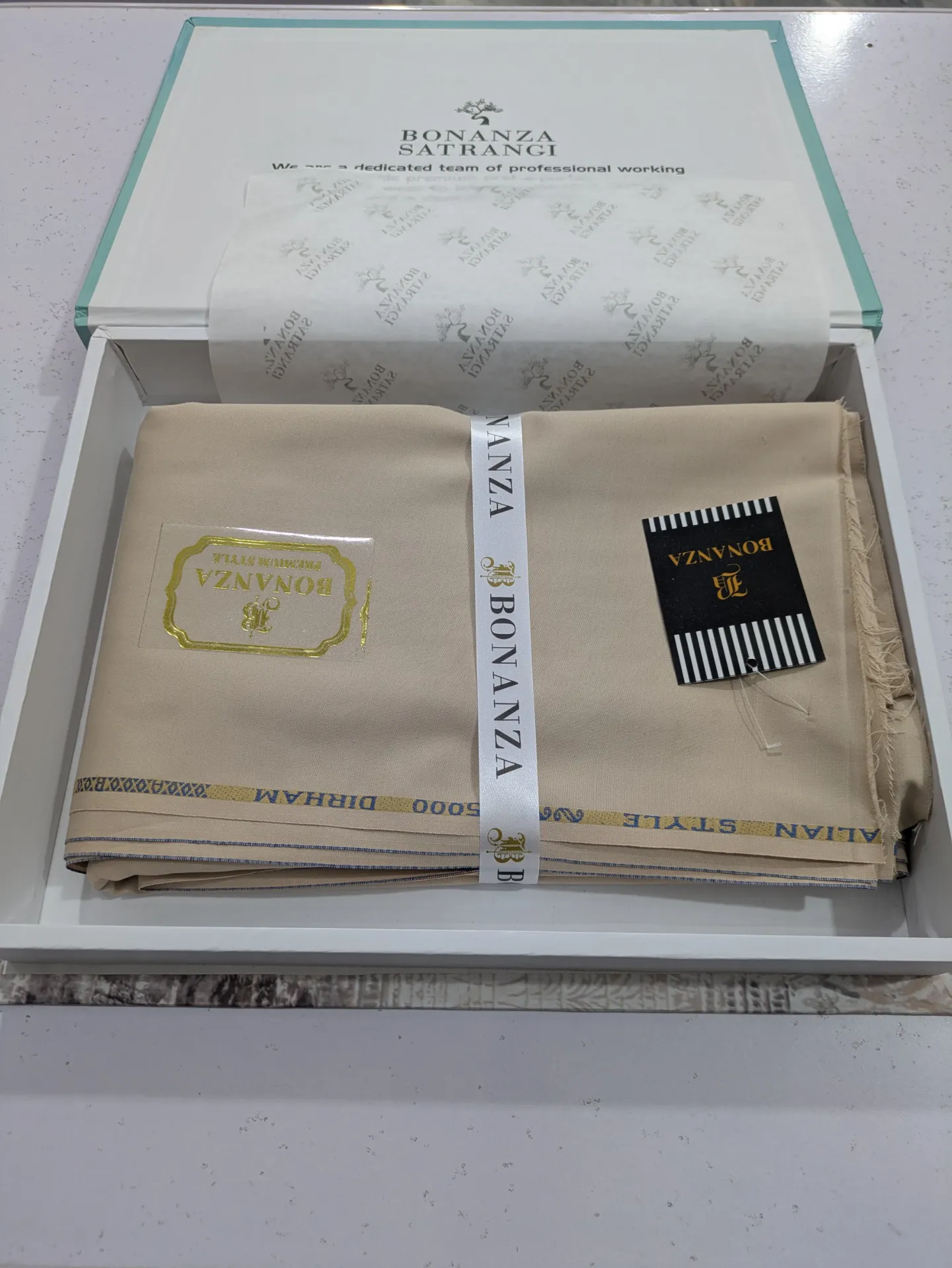 New Arrivals Unstitched BONANZA SATRANGI Men's Box pack Collection – Get up to 50% OFF! Only at the Brands Gala."