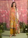 OLVIA 3-Piece Unstitched Digital Printed Lawn Suit- Get up to 50% OFF! Only at the Brands Gala."