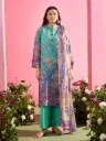 OLVIA 3-Piece Unstitched Digital Printed Lawn Suit- Get up to 50% OFF! Only at the Brands Gala."