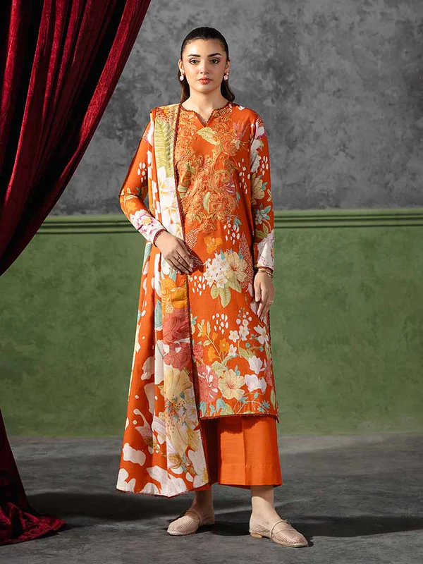 Unstitched Brenish Roma Khaddar Winter 3-Piece Collection – Get up to 50% OFF! Only at the Brands Gala."