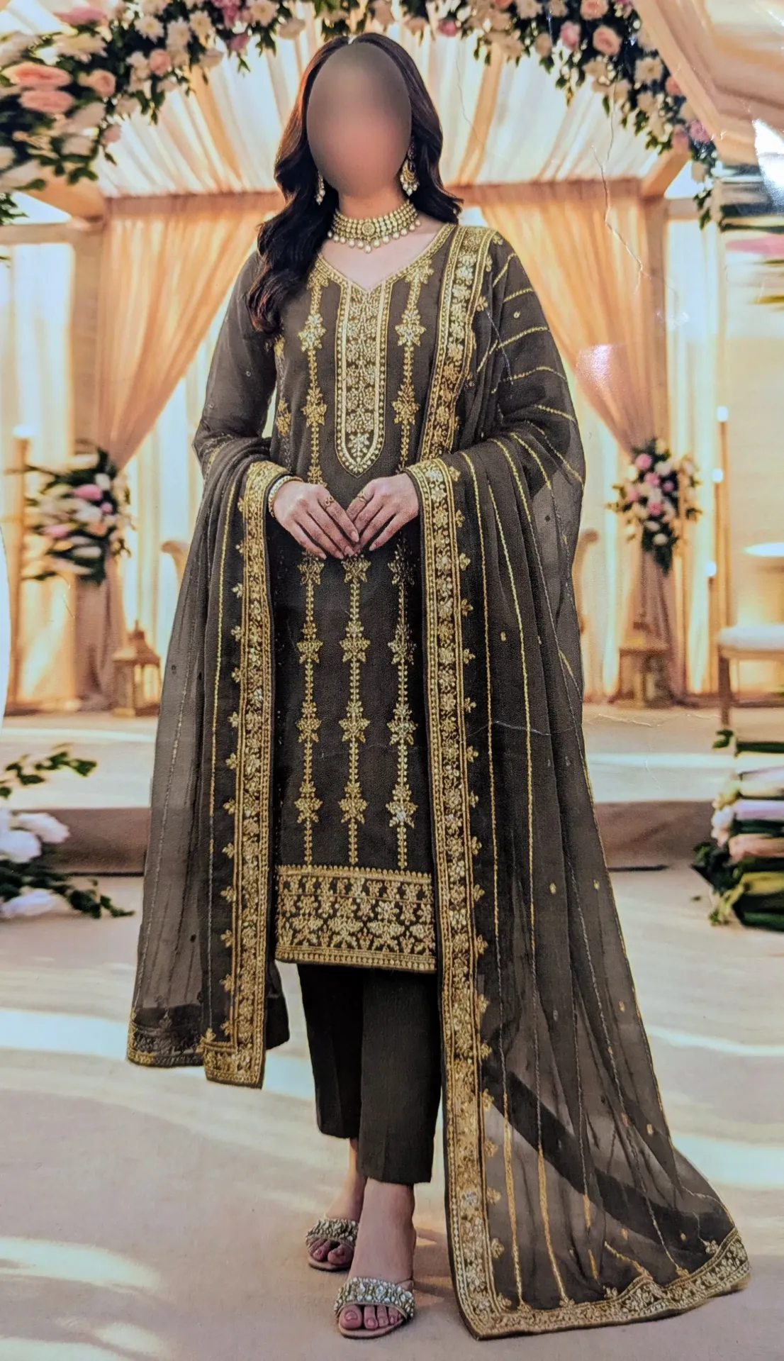 New Arrival 3-Piece Unstitched Embroidered Lawn Suit- Get up to 50% OFF! Only at the Brands Gala."