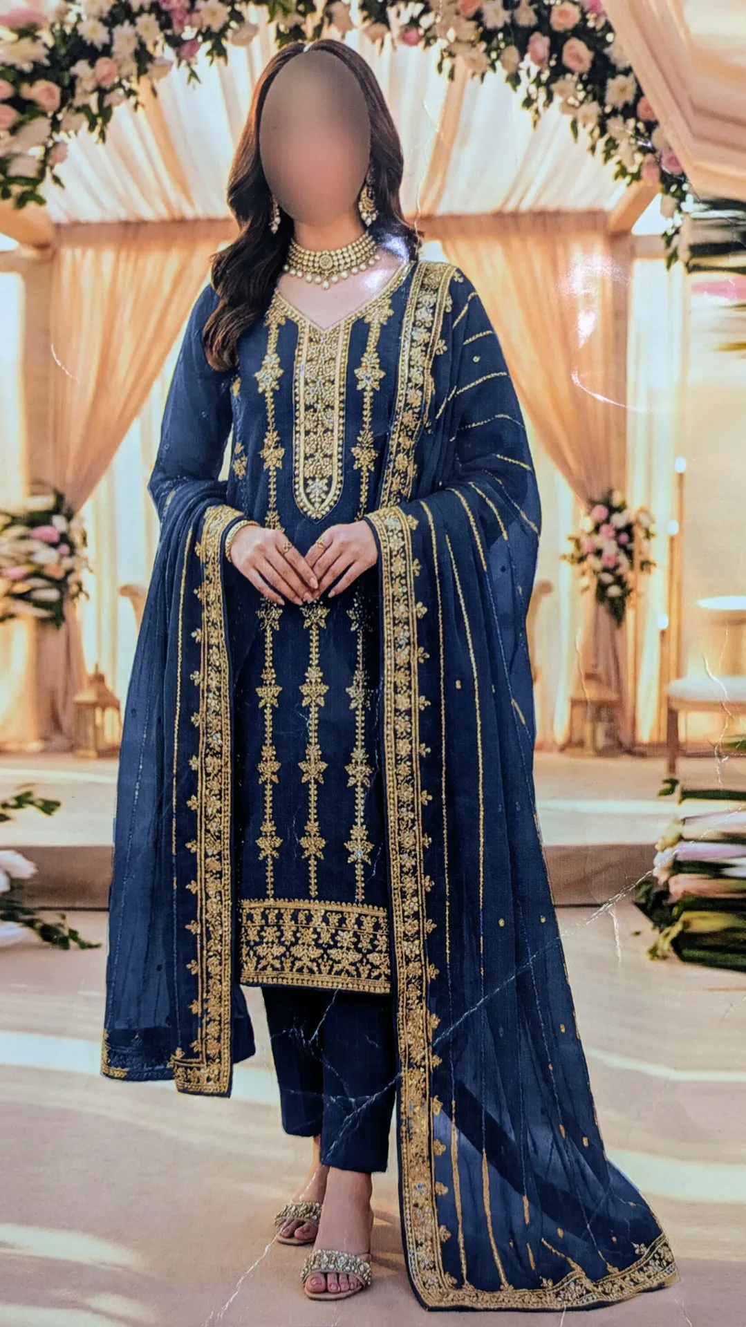 New Arrival 3-Piece Unstitched Embroidered Lawn Suit- Get up to 50% OFF! Only at the Brands Gala."