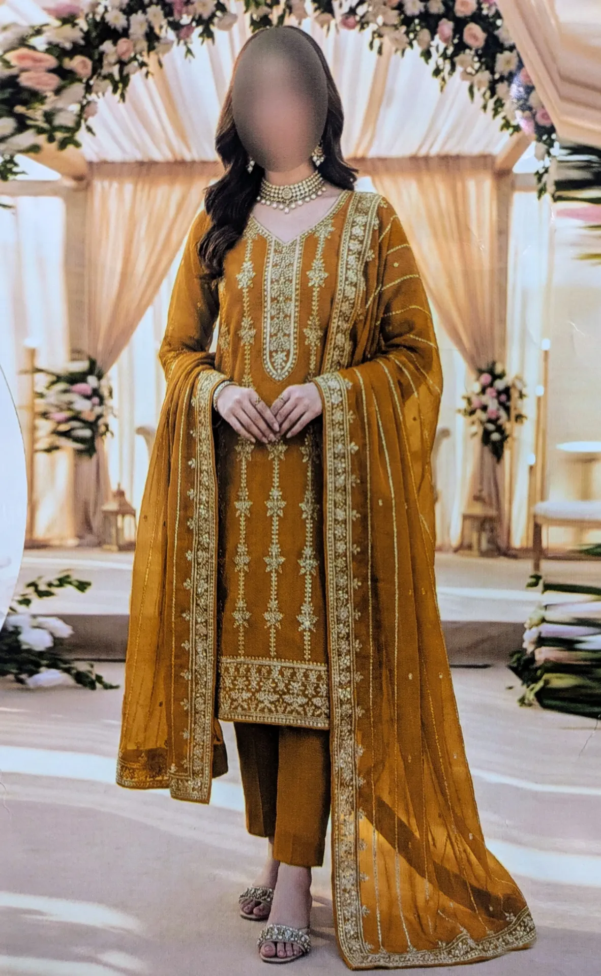 New Arrival 3-Piece Unstitched Embroidered Lawn Suit- Get up to 50% OFF! Only at the Brands Gala."