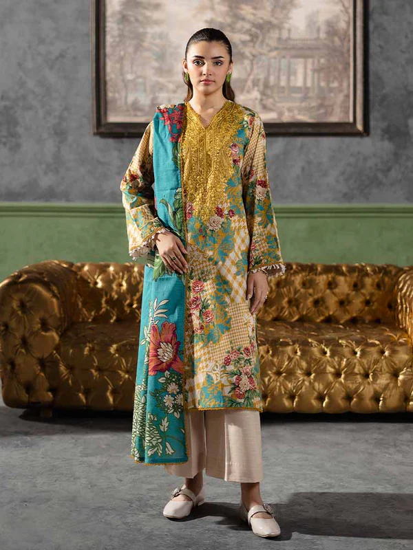 Unstitched Brenish Roma Khaddar Winter 3-Piece Collection – Get up to 50% OFF! Only at the Brands Gala."